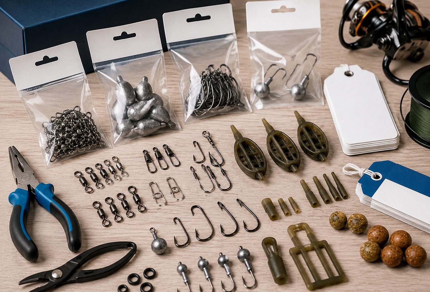 Existing fishing tackle products for private label