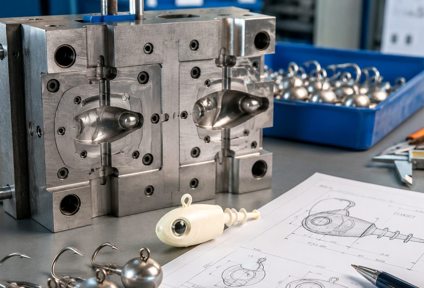 New fishing tackle tooling and development