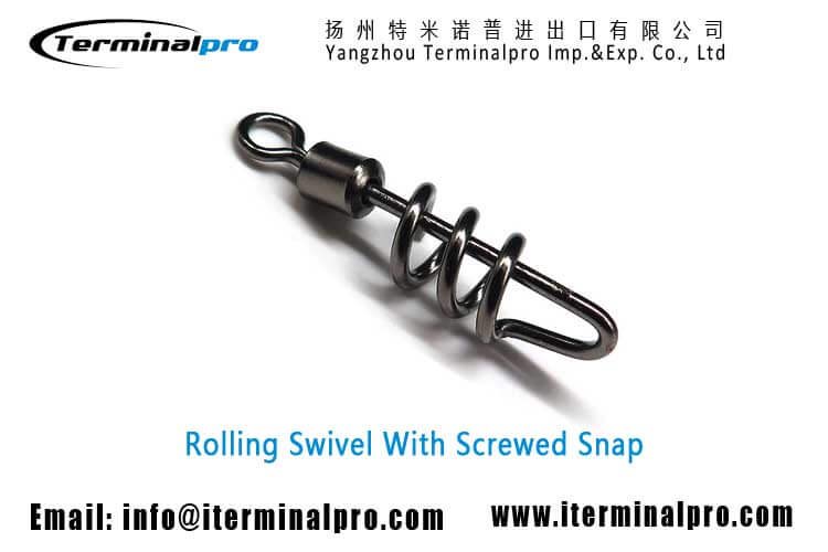 Rolling-Swivel-With-Screwed-Snap-Fishing-Swivels-Fishing-Snap-Fishing-Accessories-Terminal-Tackle