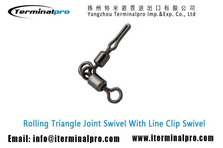rolling-triangle-joint-swivel-with-line-clip-swivel