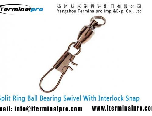 Ball Bearing Swivel With Interlock Snap