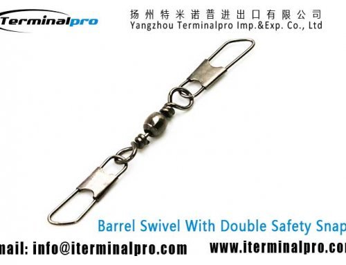 Barrel Swivel With Double Safety Snaps