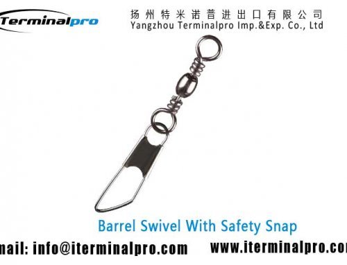Barrel Swivel With Safety Snap
