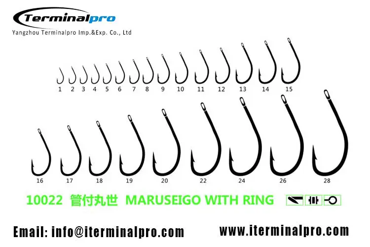 10022-MARUSEIGO-WITH-RIGH-high-carbon-steel-freshwater-fishing-hook