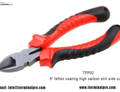 TFP02-6 inch teflon coating high carbon steel diagonal cutting pliers