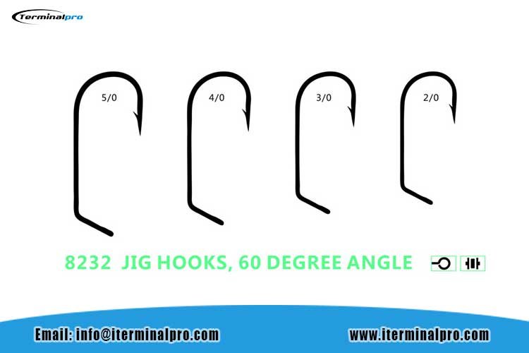 8232-60 Degrees Jig Hook