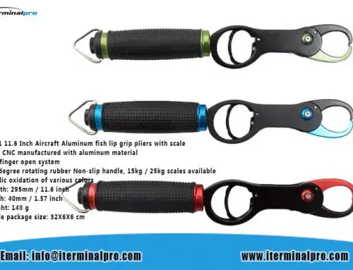 TFGP-01 11.6 Inch Aircraft Aluminum fish lip grip pliers with scale