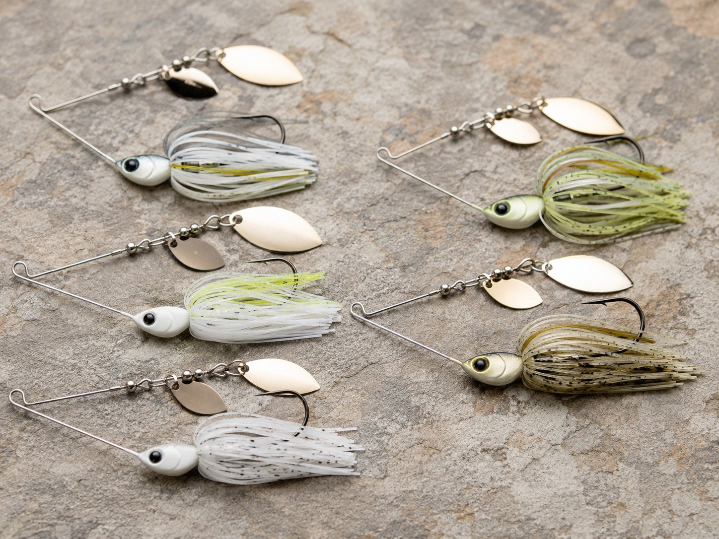 Compact spinnerbaits for finesse lure fishing