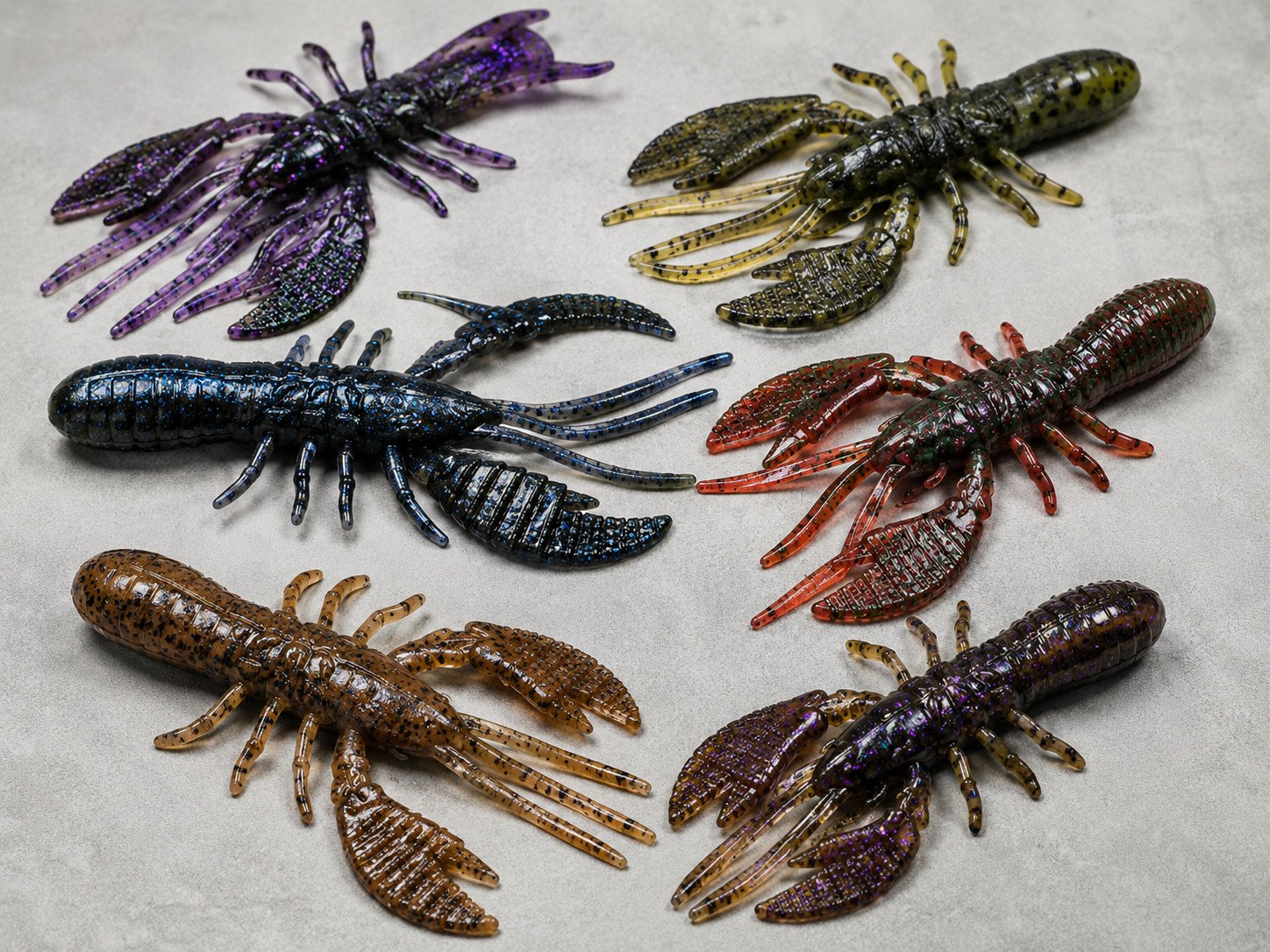 Creature bait soft lures with appendages for bass fishing