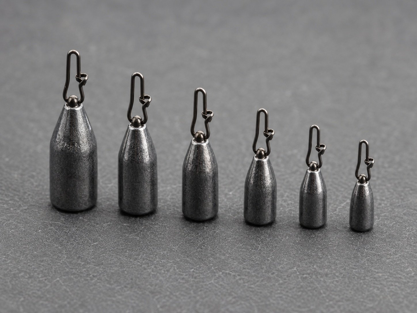 Drop shot weights for finesse fishing and bass fishing