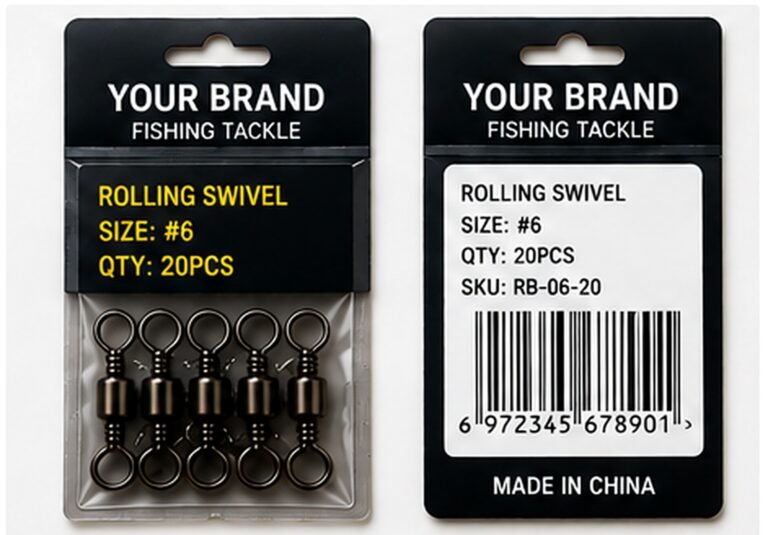 Fishing tackle private label artwork barcode and product label requirements