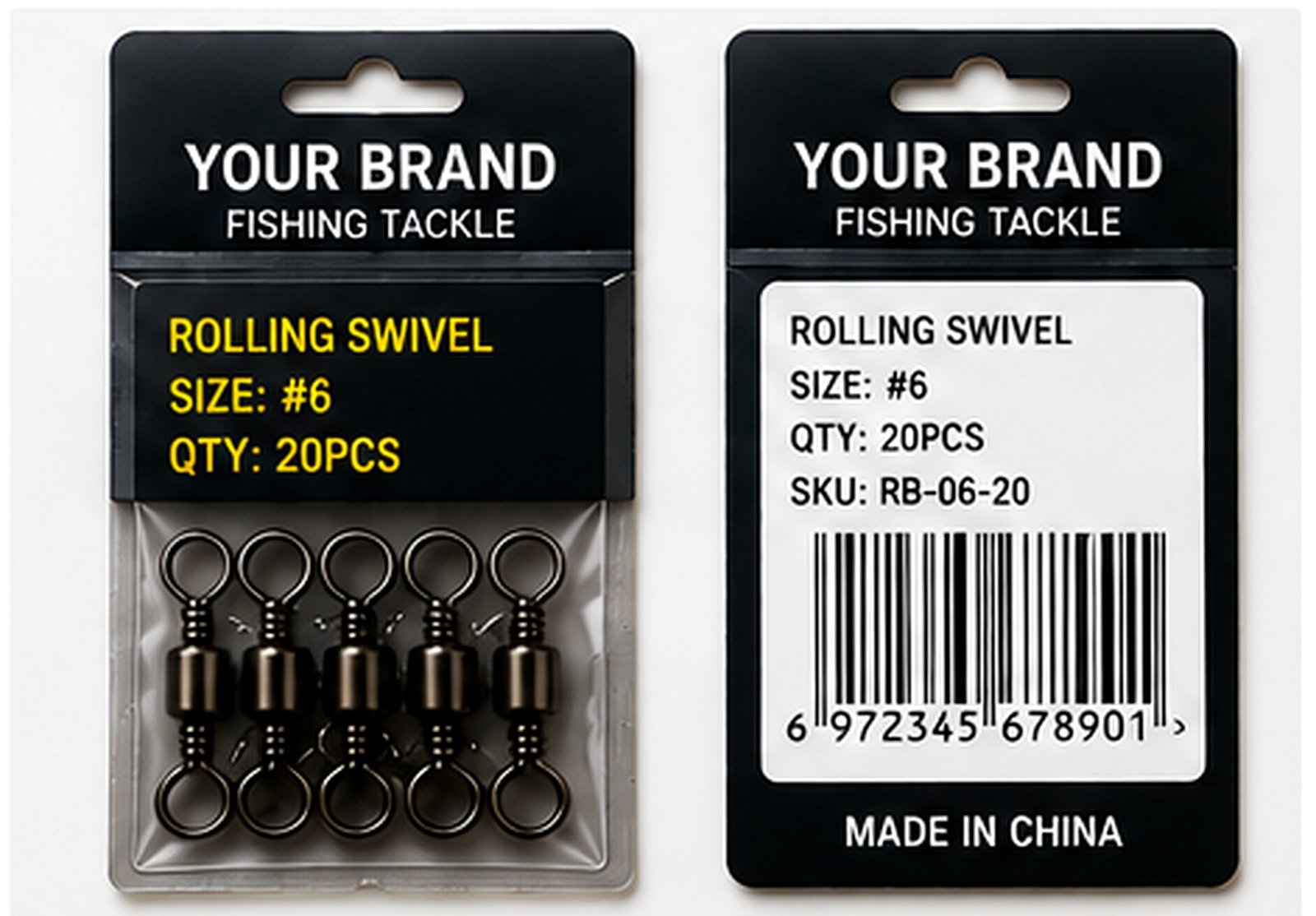 Fishing tackle private label artwork barcode and product label requirements