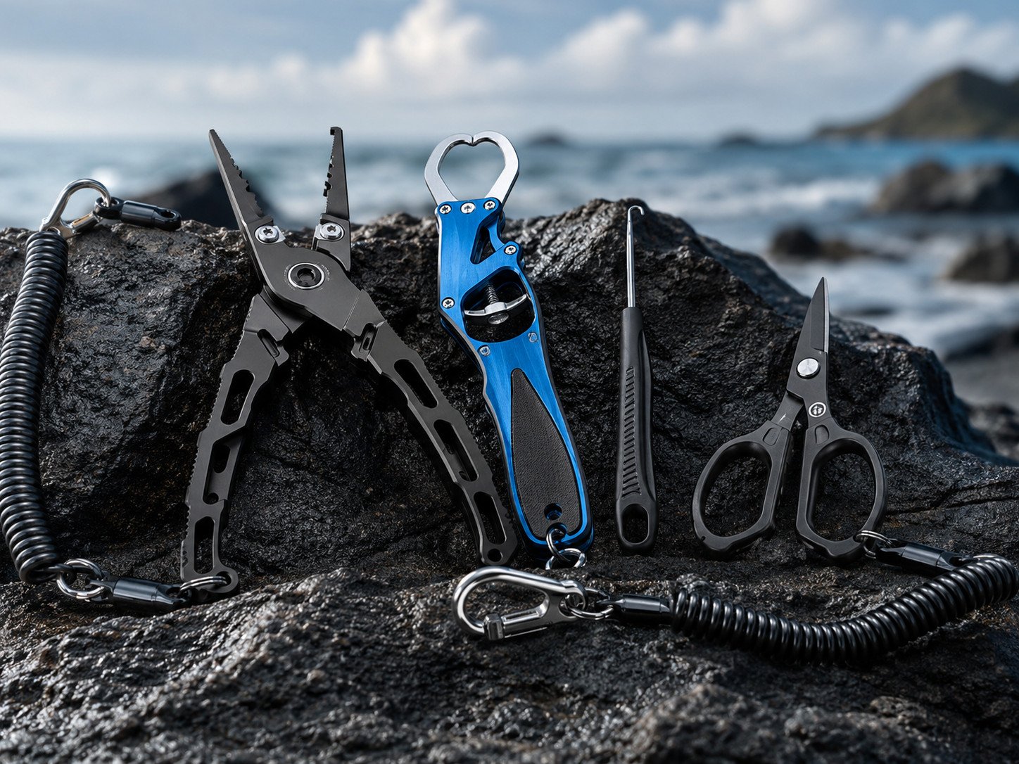 Fishing tool OEM private label pliers lip grips and hook removers for tackle brands