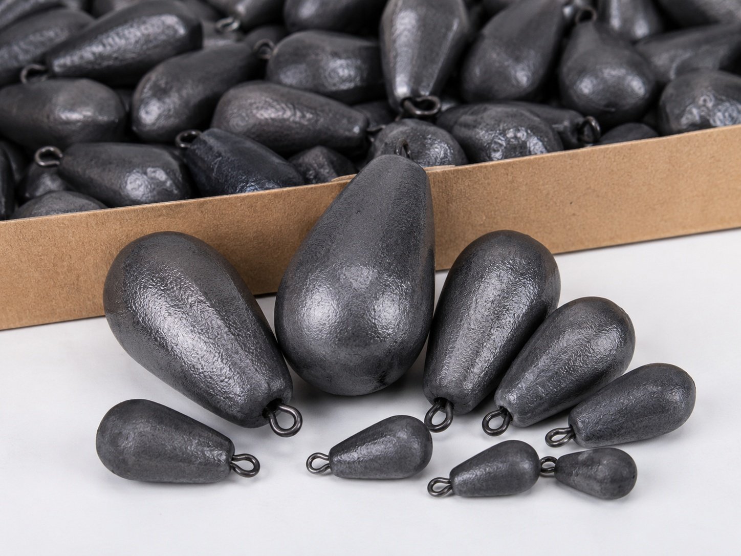 Iron fishing sinkers for wholesale fishing tackle supply