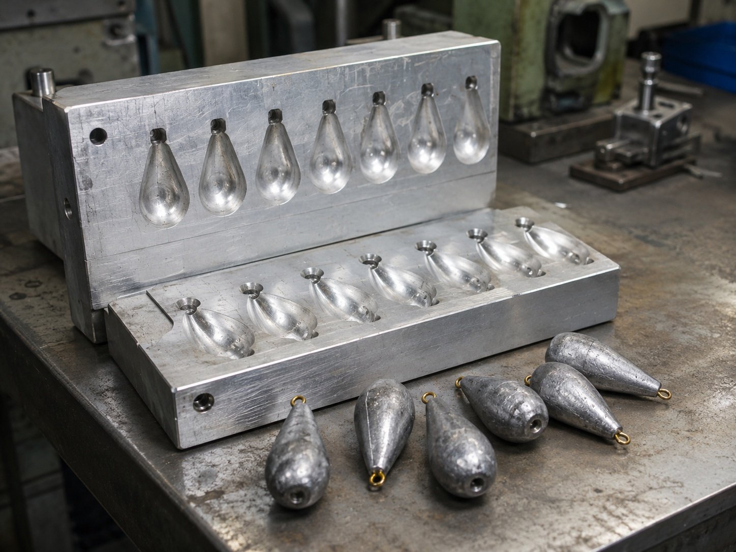 Lead sinker mold sample production and pre production approval process
