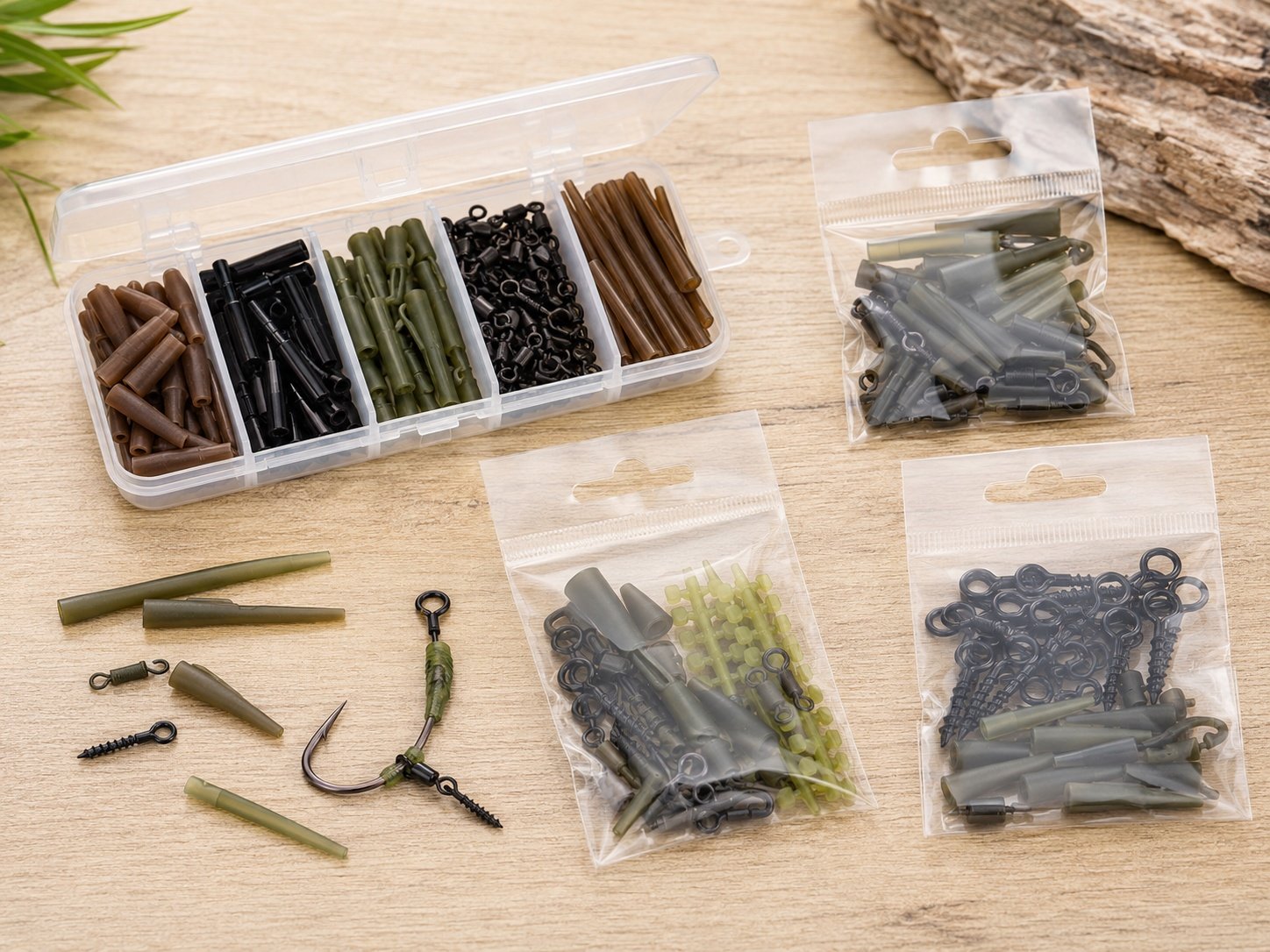 Private label carp terminal tackle packaging options for OEM fishing tackle brands