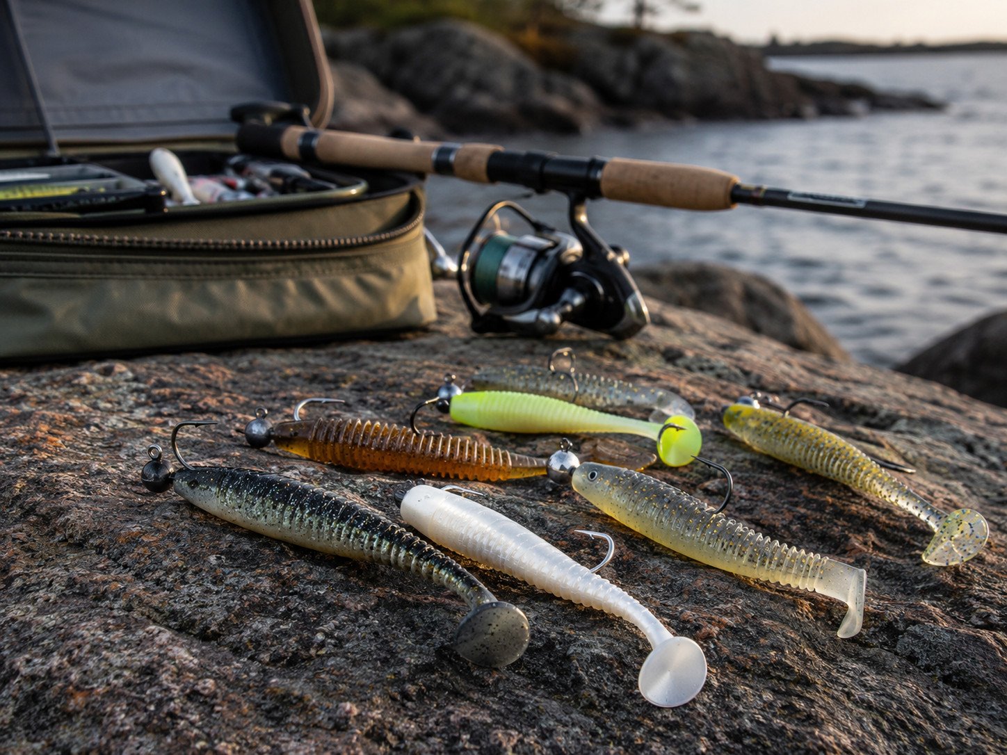 Soft bait color series and fishing applications for freshwater and predator markets