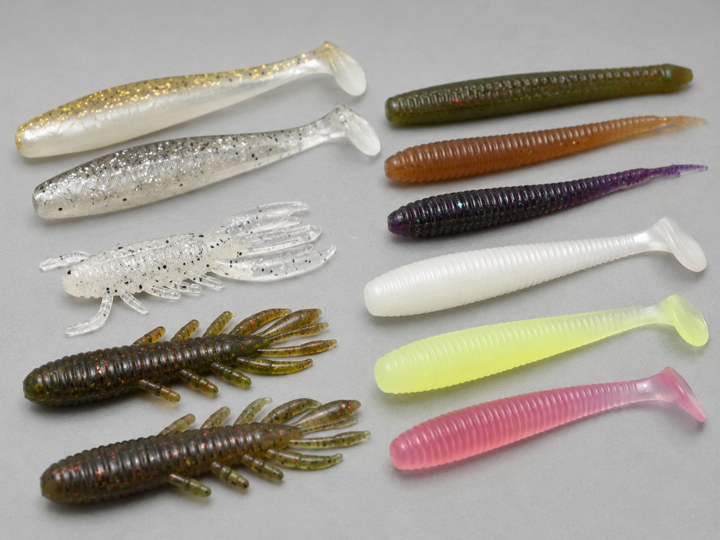 Soft bait OEM material options including PVC TPE and floating formulas