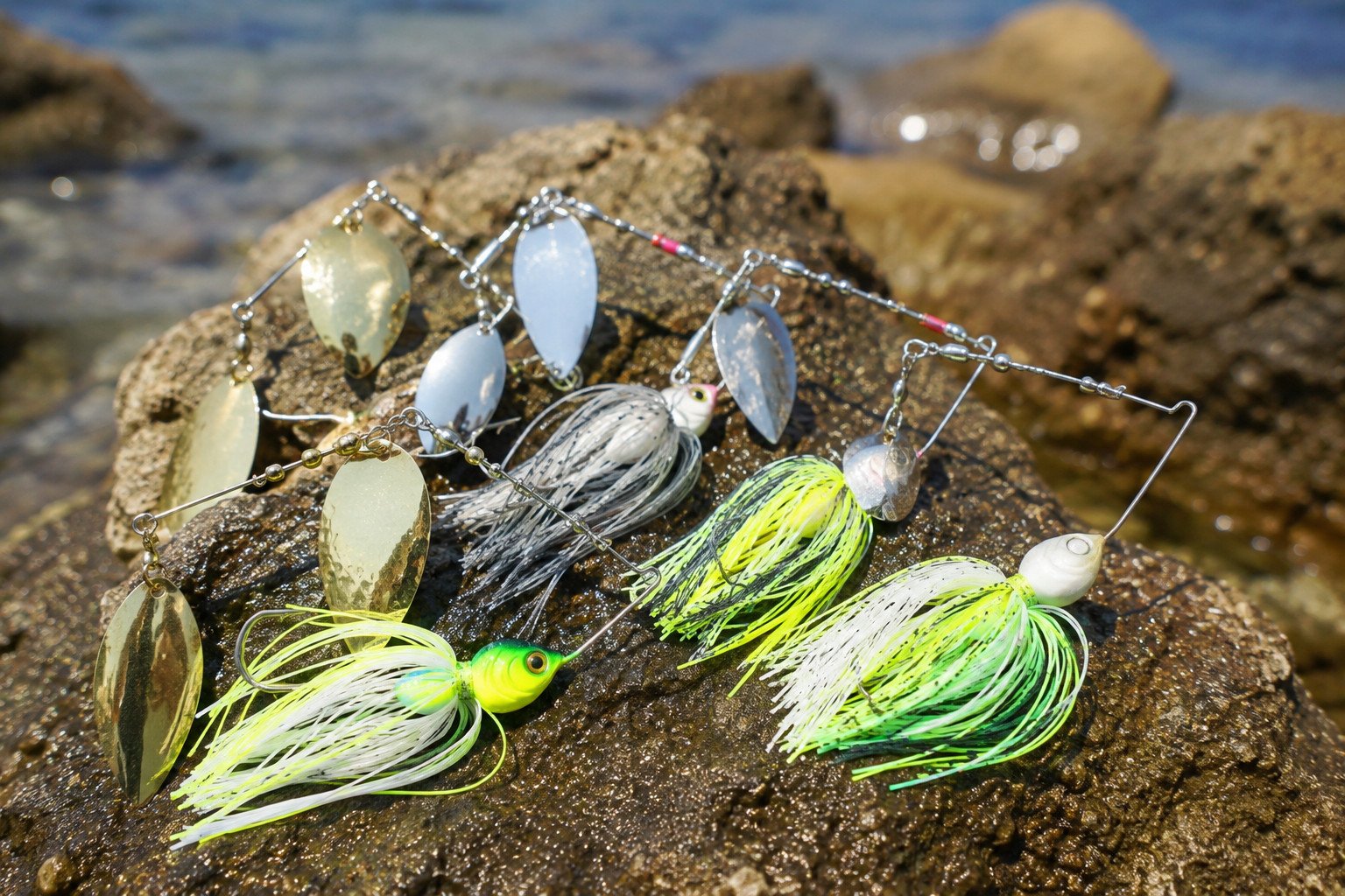 Spinnerbait OEM supplier for wire frame blades skirts hooks and packaging