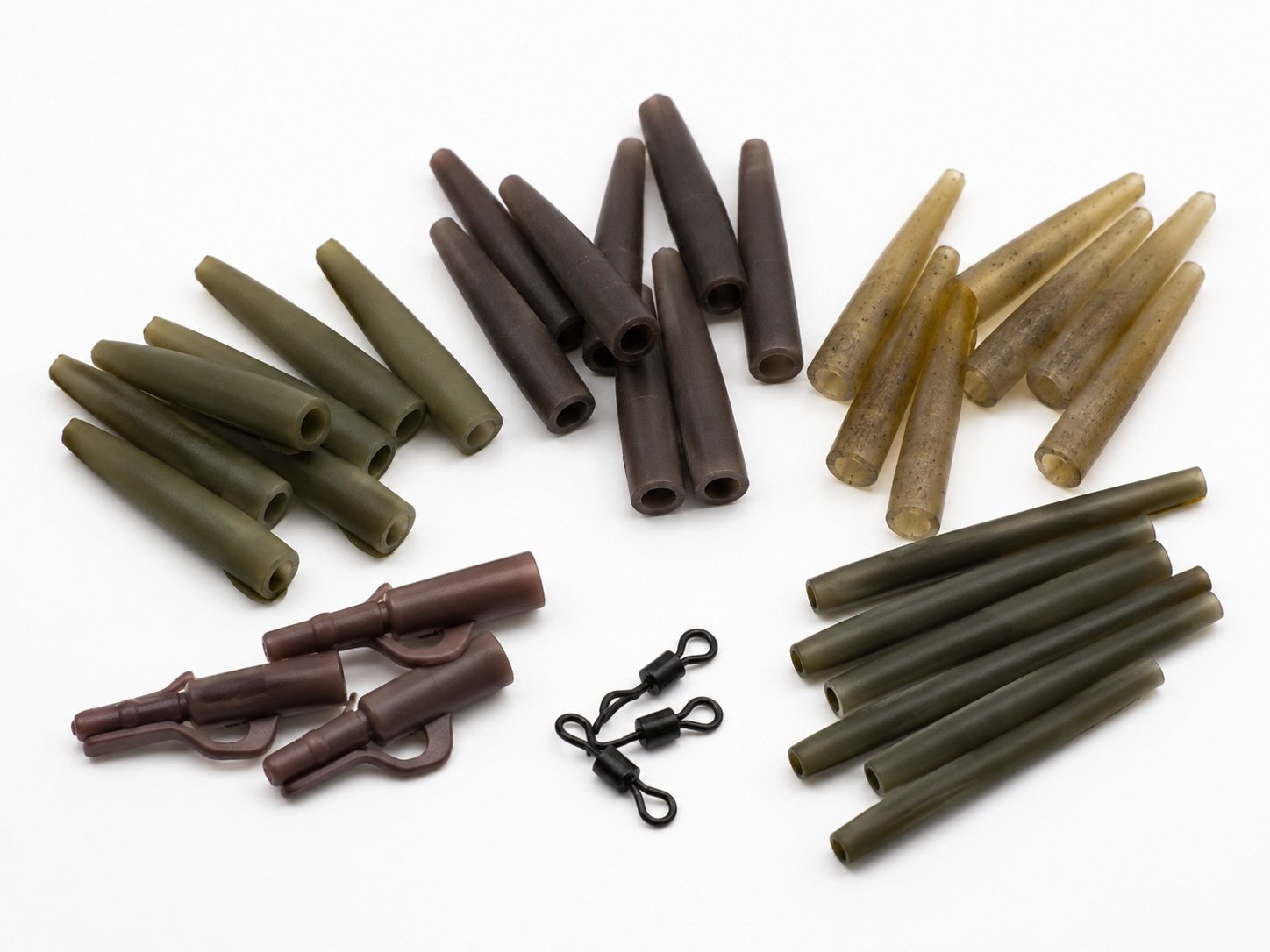 Anti tangle sleeves and rig tubing for carp fishing