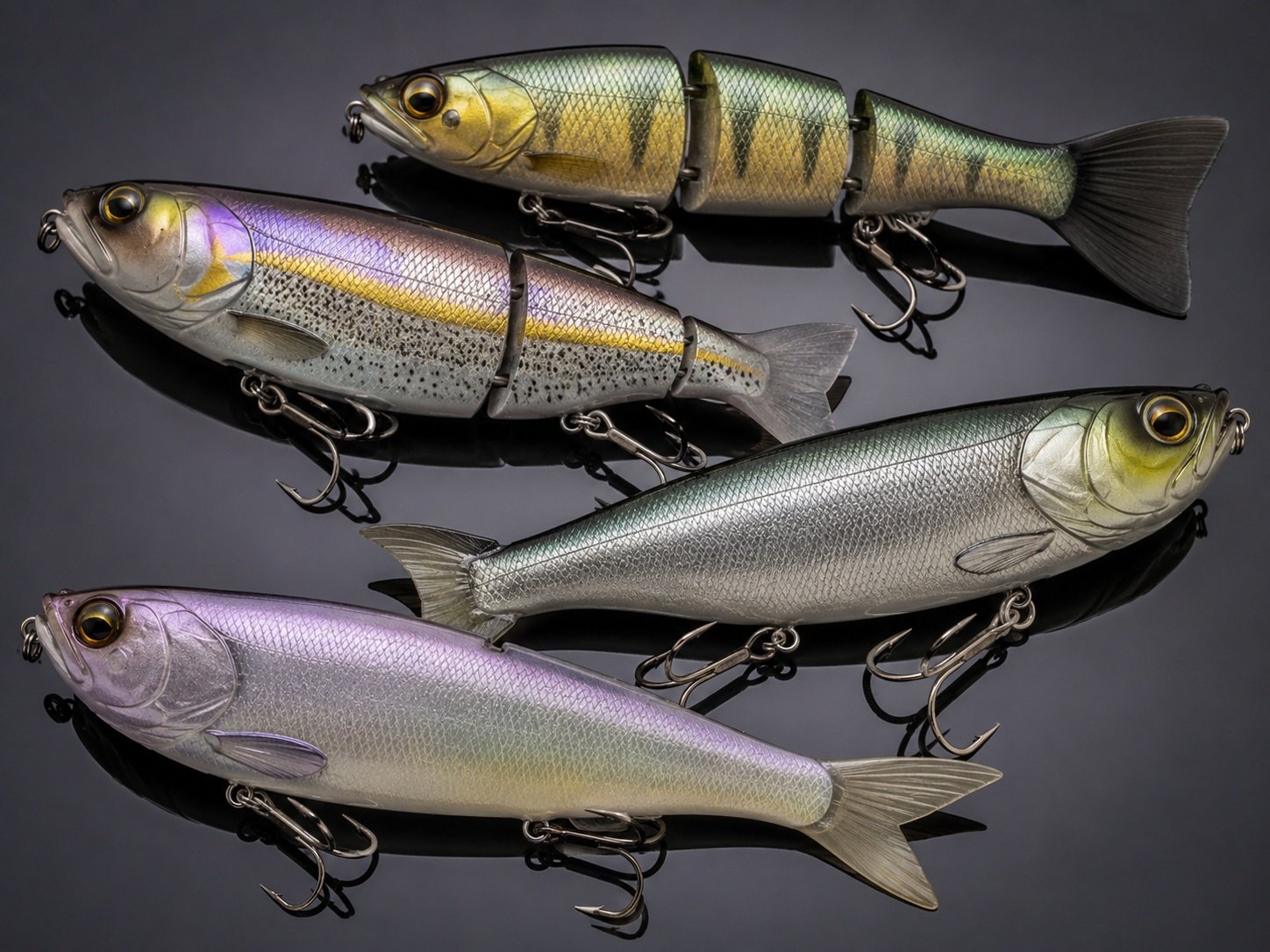 Hard swimbaits and glide baits for predator fishing