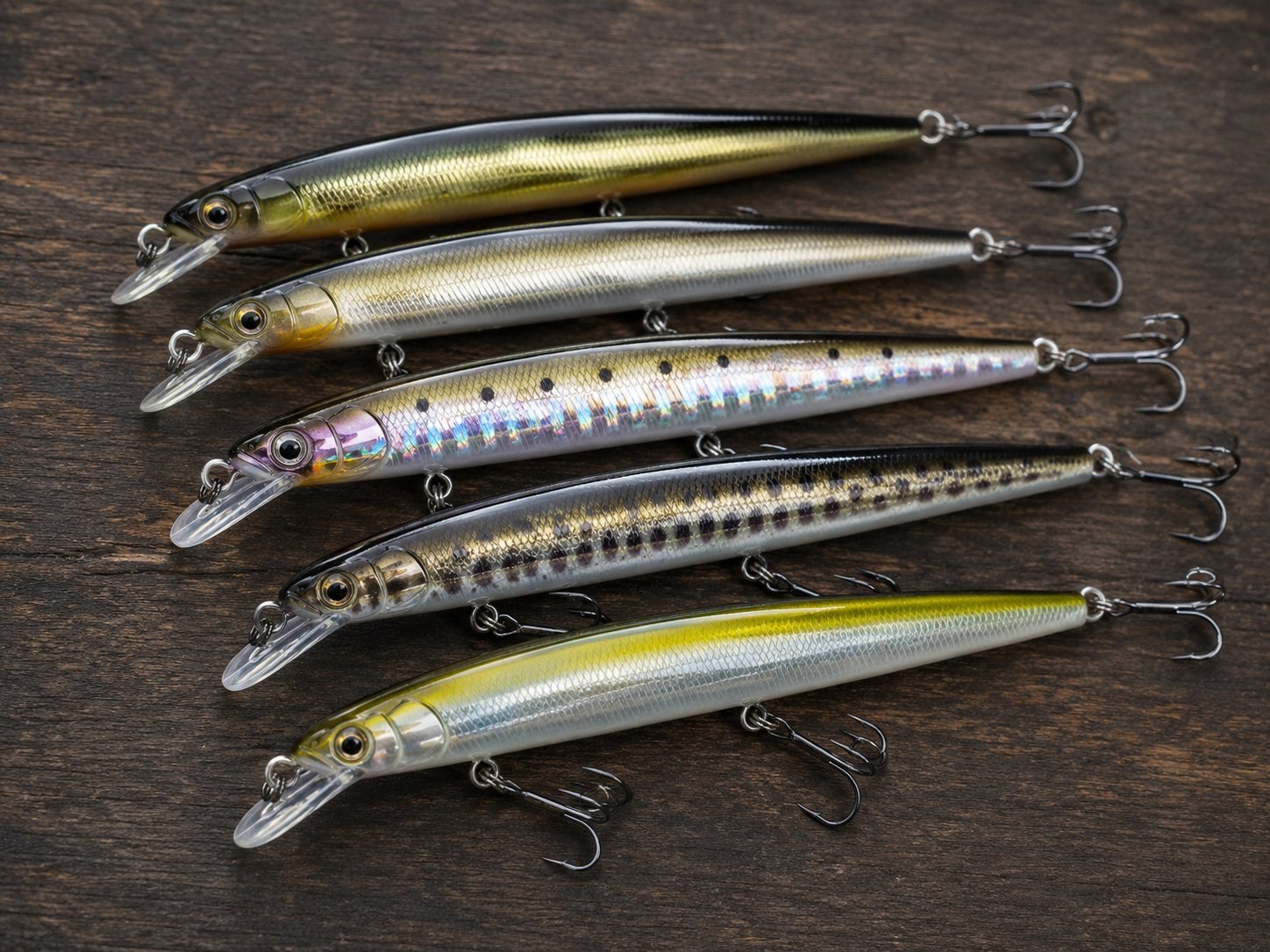 Jerkbaits and minnow lures for freshwater predator fishing