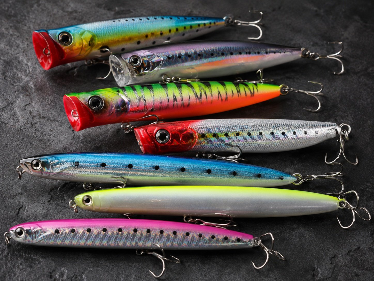 Poppers and pencil baits for topwater predator fishing