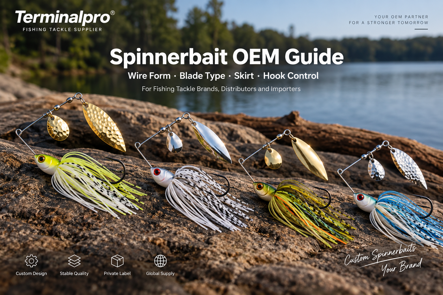 Spinnerbait OEM guide for distributors and fishing tackle brands
